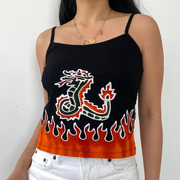 Designs by Naomi Black Dragon Cami - Small/Medium - Picture 1 of 5